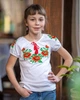 Вишиванка для дівчинки з коротким рукавом Носи своє 110 Білий (p-3636-49417) - изображение 4