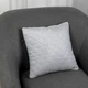Подушка декоративна "VELOUR" Світло-сіра, 50x70 - зображення 5