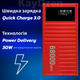 Повербанк УМБ 68000 mah QC 3.0 PD20 powerbank Andowl Q-CD6500Х1 потужний павербанк для ноутбука телефона роутера зовнішній портативний акумулятор з дисплеєм великої ємності червоний - зображення 5