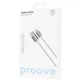 Кабель Proove Dense Metal USB to Type-C 3A (2 м) white - изображение 2