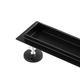Трап для душа под плитку 800 мм Koer FD29-70x800-Black нержавеющая сталь AC0682 - изображение 4