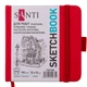 Альбом для графики и скетча SANTI, 12*12 см., 100 листов, 110 г/м2, Красный, (743189) - изображение 1
