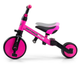 Rowerek trójkołowy Milly Mally Optimus Plus 4w1 różowy 5304 (5901761128512) - obraz 9
