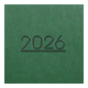 Ежедневник датированный 2026 Buromax Prime А5 из искусственной кожи 336 страниц зеленый (BM.2196-04) - изображение 3