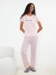 Пижама (футболка + штаны) женская Trendyol THMSS24PT00251 L Light Pink (8683050298973) - изображение 7
