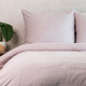 Komplet pościeli Homla Basic Agnes Poszewka na pościel 160 x 200 cm + 2 poszewki na poduszki 70 x 80 cm satynowy żakardowy Szary (5902869952634) - obraz 3