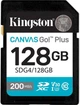 SD Kingston 128 GB SDXC Canvas Go! Plus UHS-I U3 V30 Class 10 (SDG4/128GB) - изображение 1