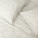 Komplet pościeli Homla Hiera Poszewka na pościel 160 x 200 cm + 2 poszewki na poduszki 70 x 80 cm bawełniany w listki Zielony (5904183880945) - obraz 4