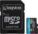 MicroSDXC Kingston 128 GB microSDXC Canvas Go! Plus UHS-I U3 V30 A2 Class 10 + SD-adapter (SDCG4/128GB) - изображение 1
