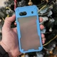 Противоударный чехол для Google Pixel 8a матовый Frosted PC AirBag голубой - изображение 2