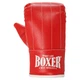 Снарядные перчатки тренировочные кожвинил Boxer 2015 Red-Black размер L - изображение 2