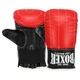 Снарядные перчатки тренировочные кожаные Boxer 2014 Red-Black размер L - изображение 1