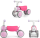 Rowerek biegowy Milly Mally York Pink (5907090700702) - obraz 9