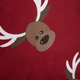 Komplet pościeli Homla Reindeer Poszewka na pościel 220 x 200 cm + 2 poszewki na poduszki 50 x 60 cm z mikrofibry w renifery Czerwony (5904183806662) - obraz 2