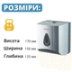 Диспенсер для рулонной и листовой туалетной бумаги Rixo Maggio P176S Серебристый - изображение 4