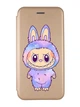 Чохол-книжка золотий з малюнком на Xiaomi Redmi 9 Лабубу (принт 414) - зображення 1