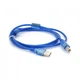 Кабель для принтера USB 2.0 AM/BM 1.5m 2x ferrite transparent Voltronic (YT-AM/BM-1.5T) (261488) - изображение 1