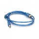 Кабель для принтера USB 2.0 AM/BM 1.5m 2x ferrite transparent Voltronic (YT-AM/BM-1.5T) (261488) - изображение 2