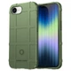 Протиударний чохол Rugged Shield для iPhone 16e зелений гумовий бампер - зображення 1