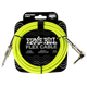 Кабель инструментальный Ernie Ball 6465 Flex Cable Green 3м (10ft) Straight/Angle - изображение 1