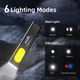 Акумуляторний Міні Ліхтарик Warsun T7 PRO LED в ультратонкому металевому корпусі з USB-C, Магнітом і Потужністю 600Lm, Чорний (УЦІНКА!!! ПОМ'ЯТІ КОРОБКИ) - зображення 2