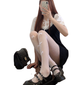 Колготки с бантиками Lolita белые в сетку нарядные в школу безразмерные one size Korni (SVS) - изображение 6
