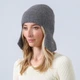 Шапка женская LuckyLOOK Ушанка ЛУЗ 886-926 One Size Серый (2933534886926) - изображение 3