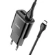 Зарядний пристрій Hoco C88A 2USB 2.4A + Type-C Cable Black - изображение 1
