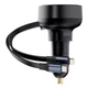Автомобільний Зарядний Пристрій Baseus Enjoyment Pro Car Charger U+Retractable C & iP Cable 60W black - зображення 4