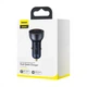 Автомобільний Зарядний Пристрій Baseus Particular Digital Display PPS Dual Quick Charger 65W (USB+Type-C) gray - зображення 4