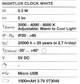 Нічник 0.30W 5V 5lm 3000-6500K 1000mAh 90x96.1x48.4mm [4099854530838] Osram NIGHTLUX CLOCK на акумуляторі - изображение 7