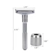 Станок для гоління Т-подібний з підставкою Shlyuz FlexEdge Adjustable Razor With Stand - изображение 4