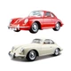 Автомодель - PORSCHE 356B (1961) (асорті слонова кістка, червоний, 1:24) - зображення 1