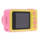 Фотоаппарат детский Photo Camera Kids V7 5369 450мАч набор 7 штук Желтый с розовым Уценка - изображение 2