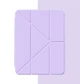 Чохол iPad Air 4/5 10.9" Air 11" M2/M3 Pro 11" 2018-2022 TPU Transformer Clear Frame Acrylic Pen Slot Smart Case lilac - изображение 1