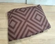 Простынь на резинке LARA бязь Ромб dp11186 Brown 160х200х25 - изображение 2