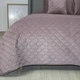 Покрывало полуторное ТЕП Velour Ромб круглый 4-00515_33953 150х210 см темно-розовое 5232756 - изображение 2