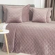 Покрывало полуторное ТЕП Velour Ромб круглый 4-00515_33953 150х210 см темно-розовое 5232756 - изображение 4