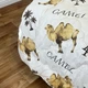 Ковдра полуторна з верблюжої вовни Arda Camell wool 21427 150х210 см бежева 5149147 - зображення 3