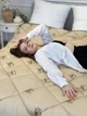 Ковдра полуторна стьобана зимова зі штучної вовни Leri Max Pur Wool 21469 150х210 см коричнева 5149678 - зображення 9