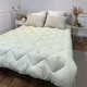 Ковдра полуторна стьобана зимова з бамбукового волокна Leri Max 21528 145х210 см салатова 5150584 - зображення 1