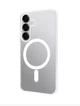 Чехол прозрачный чехол с блестками Proove Cuprum Case with Magnetic Ring Samsung Galaxy S25 FE White - изображение 1