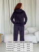 Брюки женские велюровые широкие Merlini Пецолла 600001265 L-XL Фиолетовые (600001265_2) - изображение 3