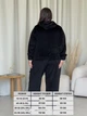 Брюки женские велюровые широкие Merlini Пецолла 600001261 2XL-3XL Черные (600001261_3) - изображение 3