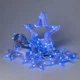 Гирлянда штора 3х0,7 м Звезды на 108 LED лампочек светодиодная 6 больших и 6 маленьких звезд 9 В 8 режимов 1733054BL - изображение 7