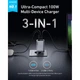 Зарядное устройство Anker GaNPrime 100W 2xUSB-C PD + 1xUSB-A Foldable Silver (A2688341) (262838) - изображение 6
