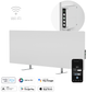 Конвектор Aeno Premium Eco Smart GH3S LED White (AGH0003S) - зображення 3
