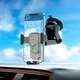 Держатель для телефона в автомобиль Hoco CA104 крепление на лобовое стекло и панель автомобильный держатель - изображение 5