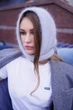 Хустка ангорова жіноча косинка бактус Zefur One size світло-сірий - изображение 2