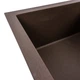 Мойка для кухни VALESO гранит SOLID 780x435мм прямоугольная врезная без сифона коричневая PLS-A47403 - изображение 3